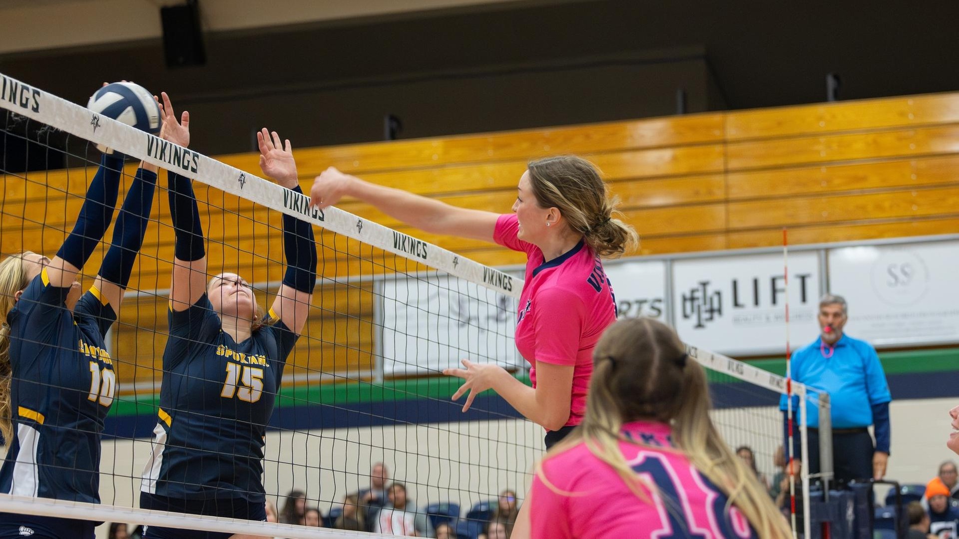 Lady Vikes Drop Three Straight Versus Warriors